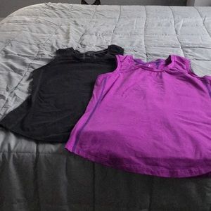 Two Title Nine sleeveless t shirts size medium